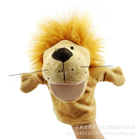 Interactive Plush Lion Hand Puppet